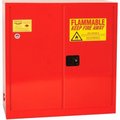 Justrite Eagle Paint/Ink Safety Cabinet with Self Close BiFord - 40 Gallon Red PI30X